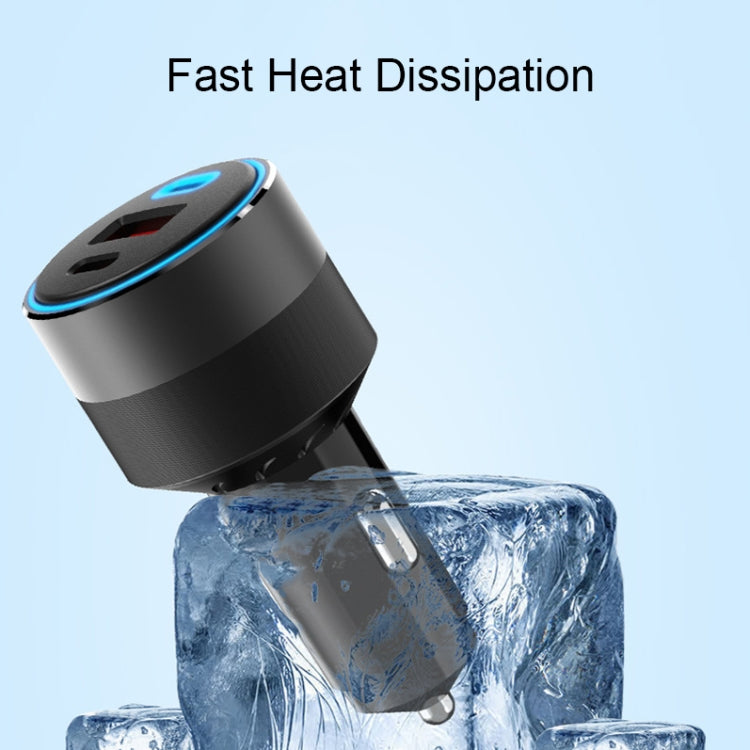 IBD353 Multifunctional Flame Retardant Car Phone Charger, Model: 2UC 66W - Car Charger by PMC TechLife | Online Shopping South Africa | PMC TechLife