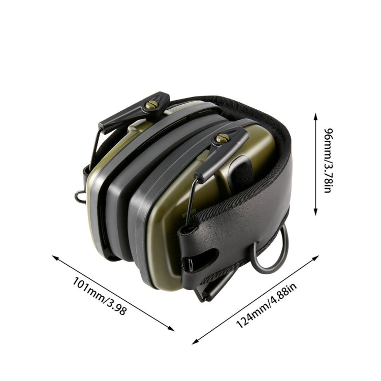 Noise-cancelling Headphones Noise-isolating Earmuffs For Outdoor Work(Green) - Workplace Safety Supplies by PMC TechLife | Online Shopping South Africa | PMC TechLife | Buy Now Pay Later Mobicred