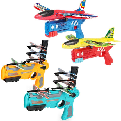 BY-0212 Foam Plane Hand Throw Catapult Aircraft Launcher Glider Model, Color: Blue + 4 x Planes - Fly Toys by PMC Jewellery | Online Shopping South Africa | PMC Jewellery