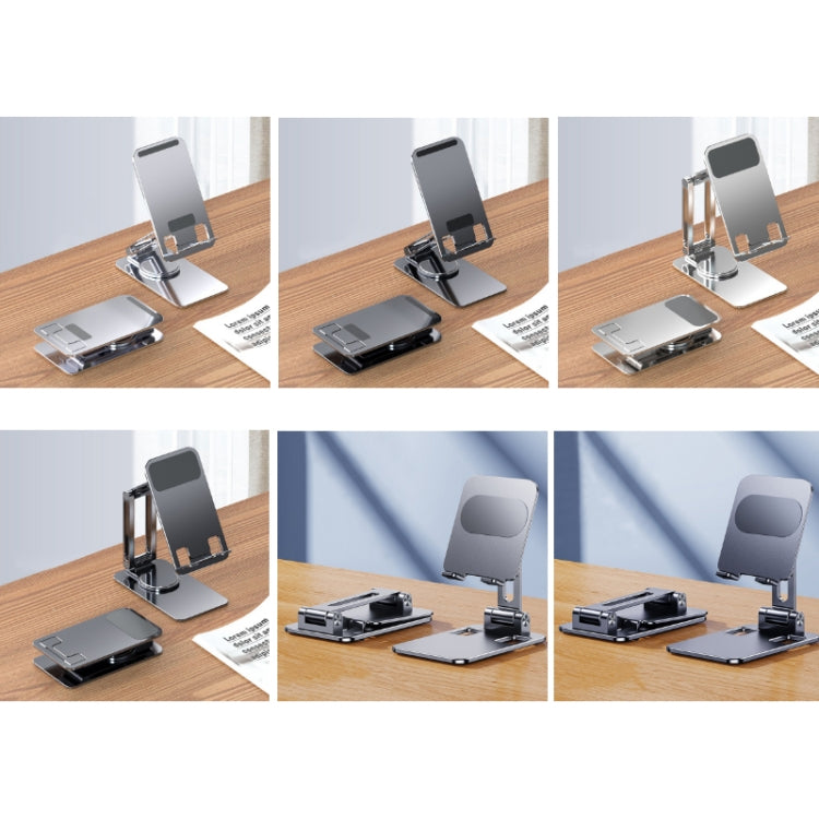 Portable Mobile Phone Tablet Desktop Stand, Color: K5 Silver - Desktop Holder by PMC Jewellery | Online Shopping South Africa | PMC Jewellery