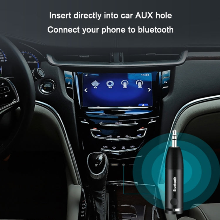 011 Bluetooth 5.0 AUX Audio Receiver 3.5mm Car Stereo Audio Adapter - Audio Receiver Transmitter by PMC TechLife | Online Shopping South Africa | PMC TechLife