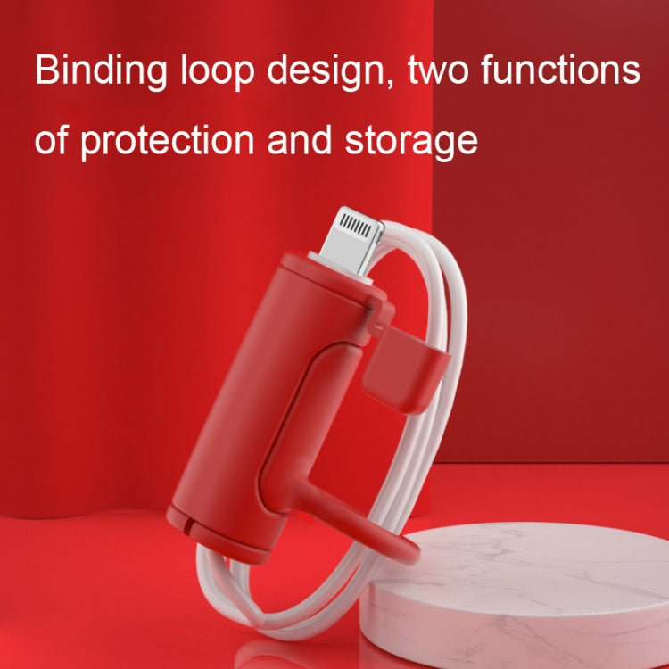 3 PCS Soft Washable Data Cable Silicone Case For Apple, Spec: Type-C (Red) - Cable Organizer by PMC TechLife | Online Shopping South Africa | PMC TechLife