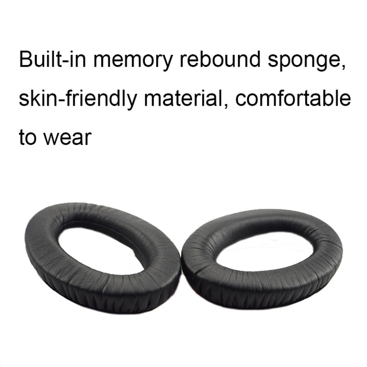 2 PCS Headset Earmuffs Sponge Case For Sennheiser PXC450/PXC350/PC350, Spec: Black Velvet - Earmuff & Pad by PMC TechLife | Online Shopping South Africa | PMC TechLife