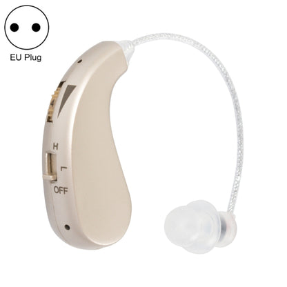 Portable Rechargeable Invisible Hearing Aid EU Plug(Gold) - Hearing Aids by PMC Jewellery | Online Shopping South Africa | PMC Jewellery