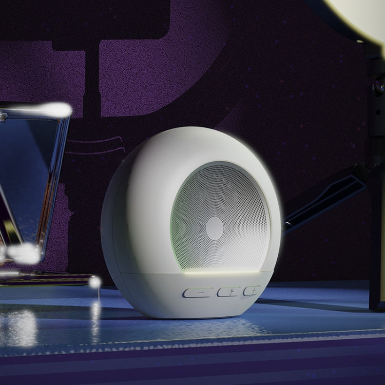 DW06 RGB Night Light BT Small Speaker Mini Subwoofer(White) - Mini Speaker by PMC TechLife | Online Shopping South Africa | PMC TechLife