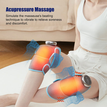 Electric Heating Therapy Knee Warm Knee Pad Brace Massage,Spec: Single Without Vibration - Massage & Relaxation by PMC Jewellery | Online Shopping South Africa | PMC Jewellery