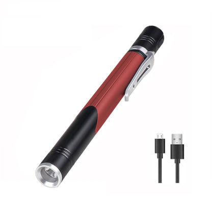 B35 XPG+LED Mini Pen Light Three Light Sources Convenient Flashlights(Red) - LED Flashlight by PMC Jewellery | Online Shopping South Africa | PMC Jewellery