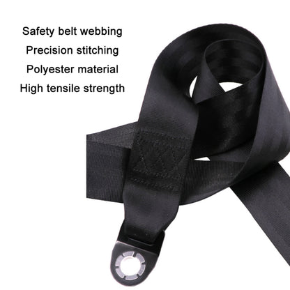 Universal 3-point Car Retrofit Seat Belt With Emergency Locking(Braided Straps) - Seat Belts & Padding by PMC Jewellery | Online Shopping South Africa | PMC Jewellery