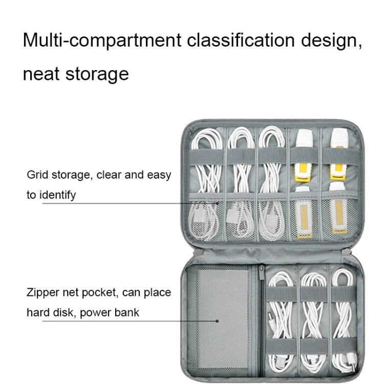 Baona Multifunctional Earphone Data Cable Digital Storage Bag, Spec: XL (Black) - free shipping - PMC TechLife - Order now!