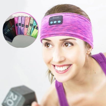 Music Headband Bluetooth Eye Mask Yoga Running Sleep Headphones(Black) - Eye Masks by PMC Jewellery | Online Shopping South Africa | PMC Jewellery