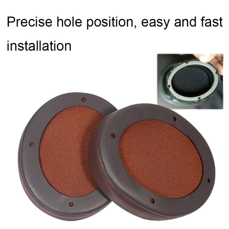For Edifier W855BT 1pair Headset Soft and Breathable Sponge Cover, Color: Brown Protein - Earmuff & Pad by PMC TechLife | Online Shopping South Africa | PMC TechLife