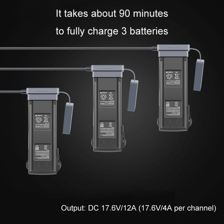 for DJI Mavic 3 YX 1 to 5 Charger With Switch(UK Plug) - Charger by PMC Jewellery | Online Shopping South Africa | PMC Jewellery