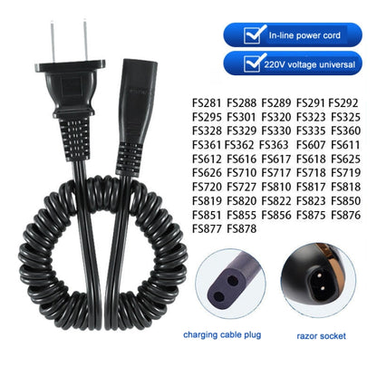 2pcs 220V Shaver Charger Universal Power For FLYCO FS330 FS360 FS719 FS325 FS607 FS361,CN Plug - Accessories by PMC Jewellery | Online Shopping South Africa | PMC Jewellery