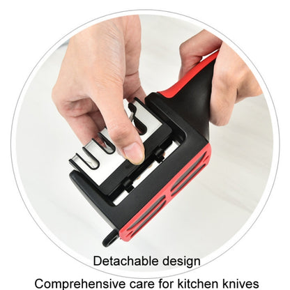 2pcs Kitchen Multifunctional Hangable Multi-segment Handheld Knife Sharpener, Specification: 3 Stage - Knife Sharpener by PMC Jewellery | Online Shopping South Africa | PMC Jewellery