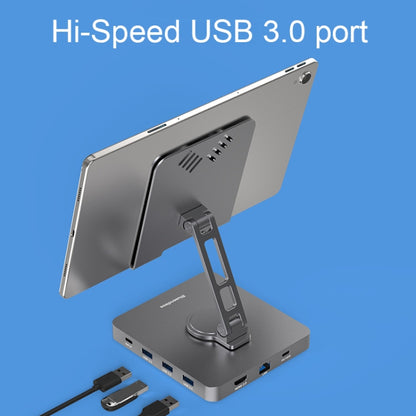 Blueendless 4K HD 60Hz Type-C/USB-C Expansion Dock Mobile Phone Tablet Holder , Spec: 10 in 1 - Desktop Holder by Blueendless | Online Shopping South Africa | PMC Jewellery