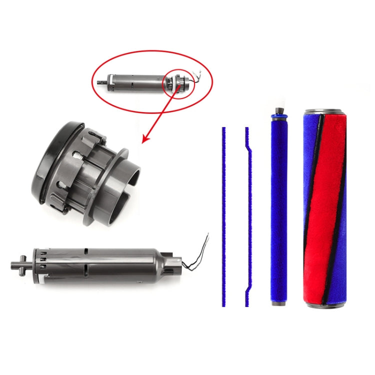 For Dyson V10 V11 30W Motor  Vacuum Cleaner Soft Roller Head Parts - Dyson Accessories by PMC Jewellery | Online Shopping South Africa | PMC Jewellery