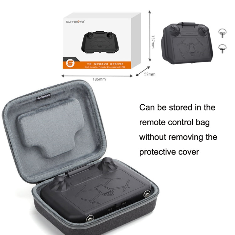 Sunnylife YK558 With Screen Remote Control Shielding Protection Cover For DJI Mini 3 / 3 Pro / Mavic 3 / RC Pro(Black) - Other by Sunnylife | Online Shopping South Africa | PMC TechLife | Buy Now Pay Later Mobicred