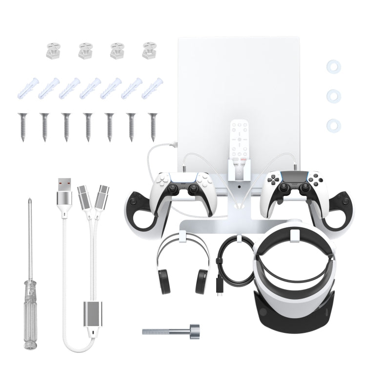 For PS5 / PS VR2 Series JYS JYS-P5163 Helmet Headset Host Handle Storage Rack - free shipping - PMC TechLife - Order now!