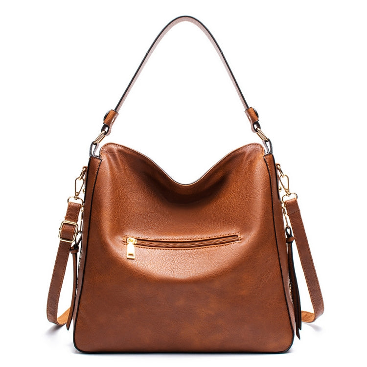 7871 Large Capacity Adjustable Leather Tote Bag Multi-compartment Shoulder Bag, Color: Black - free shipping - PMC TechLife - Order now!