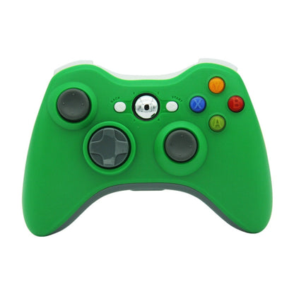 For Microsoft Xbox 360 / PC XB13 Dual Vibration Wireless 2.4G Gamepad With Receiver(Green) - Gamepad by PMC Jewellery | Online Shopping South Africa | PMC Jewellery