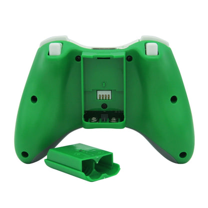 For Microsoft Xbox 360 / PC XB13 Dual Vibration Wireless 2.4G Gamepad With Receiver(Green) - Gamepad by PMC Jewellery | Online Shopping South Africa | PMC Jewellery