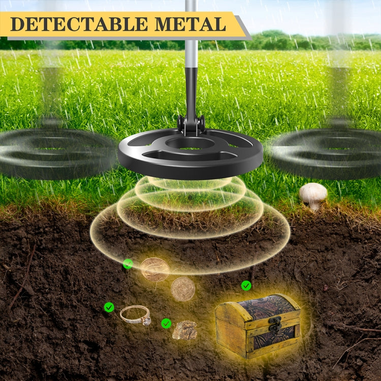Goint MD3002 Children Beach Toy Underground Metal Detector(Black) - free shipping - PMC TechLife - Order now!