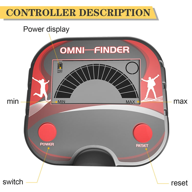 Goint MD3002 Children Beach Toy Underground Metal Detector(Black) - free shipping - PMC TechLife - Order now!