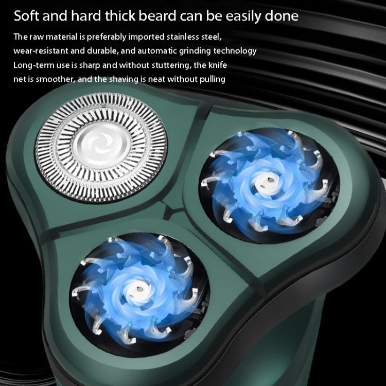 Standard Version Smart Electric Shaver LCD Digital Display Three-head USB Rechargeable Floating Razor - free shipping - PMC TechLife - Order now!