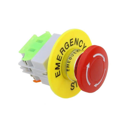 2pcs LAY37-11ZS Elevator Emergency Stop Mushroom Head Button(Red) - Others Alarm by PMC Jewellery | Online Shopping South Africa | PMC Jewellery