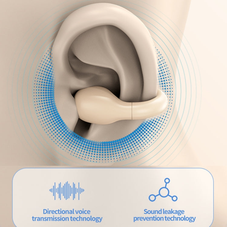 M10 IPX5 Waterproof Ear Clip Bluetooth Earphones, Style: Doble Pink - Bluetooth Earphone by PMC TechLife | Online Shopping South Africa | PMC TechLife