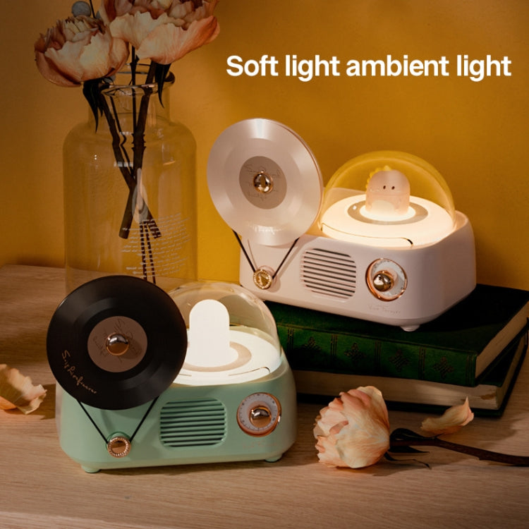 Y02 Retro Vinyl Record Player Wireless Bluetooth Speaker Ambient Light Aromatherapy Bluetooth Audio(Green) - Desktop Speaker by PMC TechLife | Online Shopping South Africa | PMC TechLife