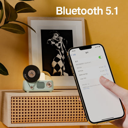 Y02 Retro Vinyl Record Player Wireless Bluetooth Speaker Ambient Light Aromatherapy Bluetooth Audio(White) - Desktop Speaker by PMC Jewellery | Online Shopping South Africa | PMC Jewellery