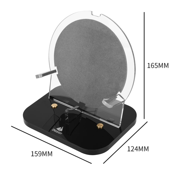 For B&O Beoplay A1 / Beosound A1 2nd Speaker Acrylic Desktop Stand Holder(Black) - Speaker Bracket by PMC TechLife | Online Shopping South Africa | PMC TechLife