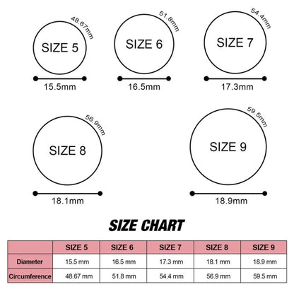 SH100 5.7mm Wide Silicone Ring Glitter Couple Ring No.8(Transparent) - Rings by PMC Jewellery | Online Shopping South Africa | PMC Jewellery