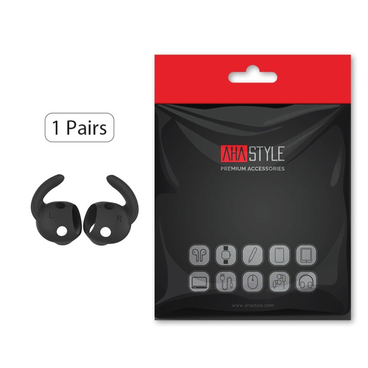 For Beats Studio Buds AhaStyle PT172 Earphone Silicone Ear Caps, Style: Earcap (Black) - Anti-dust & Ear Caps by AhaStyle | Online Shopping South Africa | PMC Jewellery