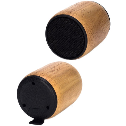 BT811 Mini Wooden Wireless Bluetooth Speaker Support TF Card & 3.5mm AUX(Silver Gray) - Mini Speaker by PMC Jewellery | Online Shopping South Africa | PMC Jewellery