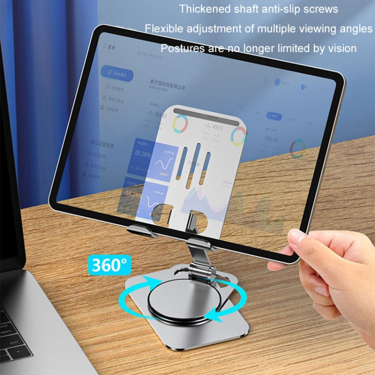 Desktop 360-degree Rotating Foldable Mobile Phone Holder, Color: Metal Purple - Desktop Holder by PMC TechLife | Online Shopping South Africa | PMC TechLife
