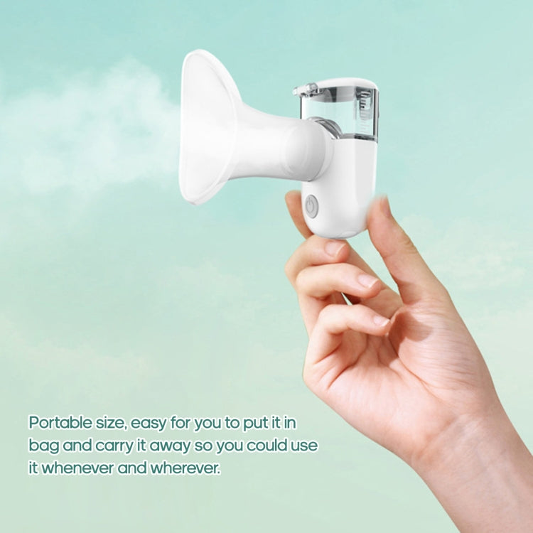 Rechargeable Eye Sprayer Mini Face Steamer Humidifier with Fine Mist(White) - Beauty Instrument by PMC TechLife | Online Shopping South Africa | PMC TechLife