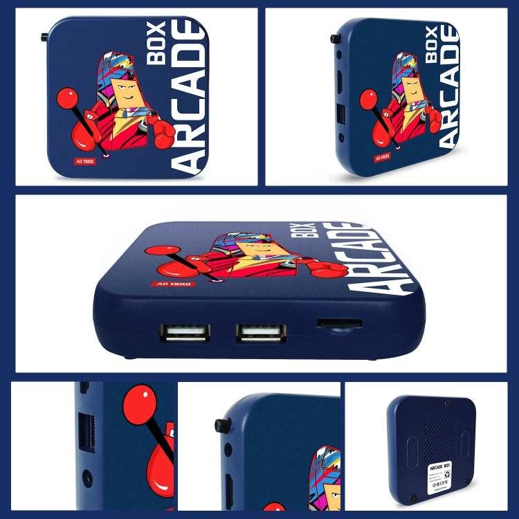 Arcade Box 64G Wired Video Game Machine Box 4K HD Display For PS1/PSP/N64/DC, US Plug - free shipping - PMC TechLife - Order now!