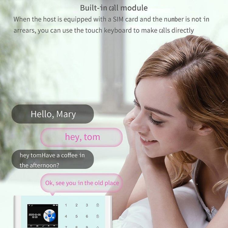 CS118   WIFI+GSM Tuya Smart Voice Alarm System Supports Amazon Alexa/ Google Assistant, Spec: Package 2 - Alarm System by PMC Jewellery | Online Shopping South Africa | PMC Jewellery