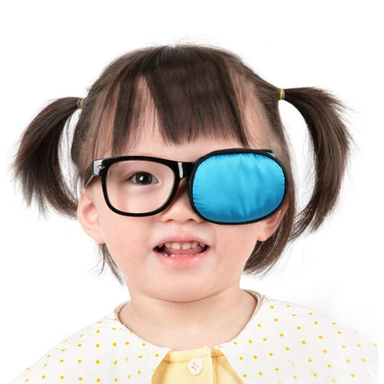 Children Silk Blackout Monocular Strabismus Training Corrective Eye Mask, Color: Navy Blue - Glasses Accessories by PMC Jewellery | Online Shopping South Africa | PMC Jewellery