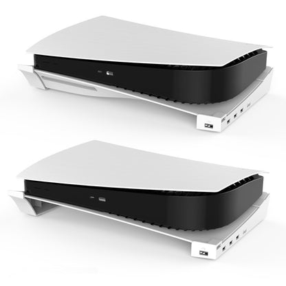 For PS5 IPEGA Horizontal Stand with 4-Port USB Hub Base Holder - Holder by IPEGA | Online Shopping South Africa | PMC Jewellery