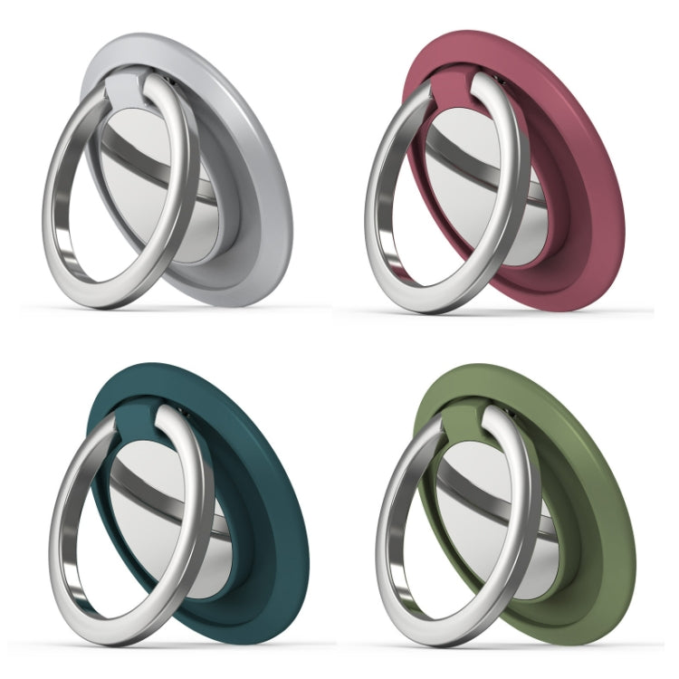 5pcs Car Magnetic Metal Ring Buckle Mobile Phone Holder(Silver) - Ring Holder by PMC TechLife | Online Shopping South Africa | PMC TechLife