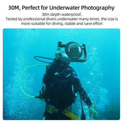 TELESIN  30M Waterproof Handheld Stabilizer Housing Case With Cold Shoe 1/4 Thread - Diving Mask by TELESIN | Online Shopping South Africa | PMC Jewellery | Buy Now Pay Later Mobicred