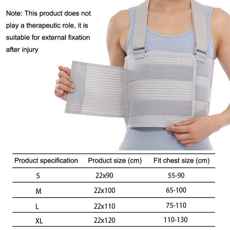 S Shoulder Rib Fracture Fixation Belt Post-cardiothoracic Chest Girdle - Corrector by PMC Jewellery | Online Shopping South Africa | PMC Jewellery