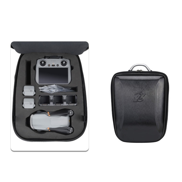 For DJI AIR 3 Hard Shell Storage Bag Portable Protective Backpack(Black) - Backpacks & Bags by PMC TechLife | Online Shopping South Africa | PMC TechLife