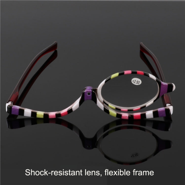 Makeup Presbyopic Glasses Multicolored Rotatable Magnifying Glass Single Piece Reading Glass, Degree: +150 - Presbyopic Glasses by PMC Jewellery | Online Shopping South Africa | PMC Jewellery