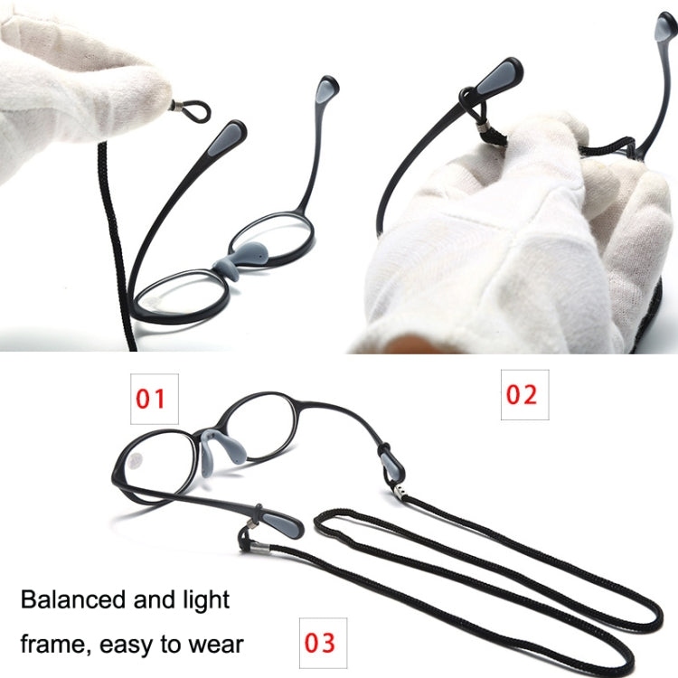 Portable Magnifying Glass Presbyopic Glasses Silicone Anti-Blue Light Reading Glasses, Degree: +350(Light Green) - Presbyopic Glasses by PMC Jewellery | Online Shopping South Africa | PMC Jewellery