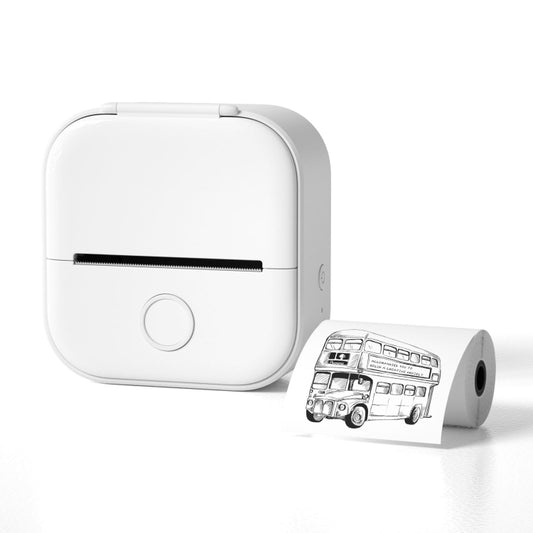 Phomemo T02 Standard Error Mini Pocket Small Portable Bluetooth Phone Photo Label Thermal Printer(White) - Printer by Phomemo | Online Shopping South Africa | PMC Jewellery | Buy Now Pay Later Mobicred