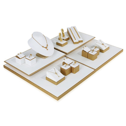 Jewelry Display Microfiber Jewelry Props Display Rack Set 3 - Jewelry Storages by PMC Jewellery | Online Shopping South Africa | PMC Jewellery